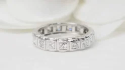 Alliance américaine ancienne platine et diamants