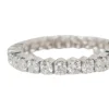 Alliance américaine en or blanc et diamants 1,30ct