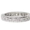 Alliance américaine en platine et diamants 0.92ct