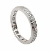 Alliance américaine or blanc et Diamants