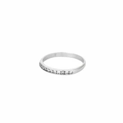 Alliance Américaine or blanc diamants
