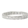 Alliance américaine or blanc et diamants