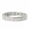 Alliance américaine or blanc et diamants