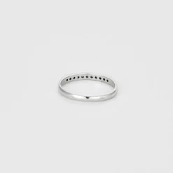 Alliance Américaine or blanc diamants