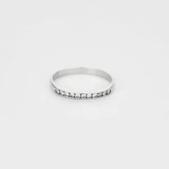 Alliance Américaine or blanc diamants