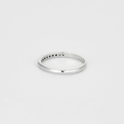 Alliance Américaine or blanc diamants