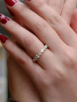 Alliance américaine vintage diamants