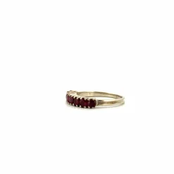 Alliance Demi-Tour or blanc rubis