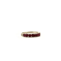 Alliance Demi-Tour or blanc rubis