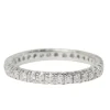 Alliance en or blanc et diamants 0,90ct