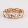 Alliance en or jaune, diamants, marquise