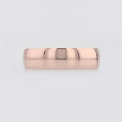 Alliance homme or rose large