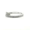 Alliance or blanc 18 carats sertie de diamants naturels