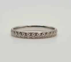 Alliance or blanc 18 carats