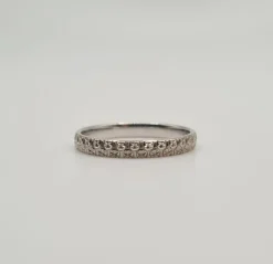 Alliance or blanc 18 carats