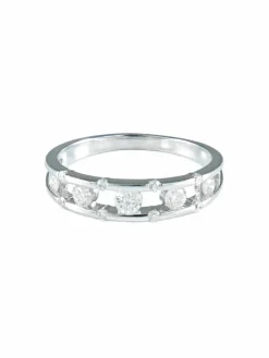 Alliance Or Blanc Diamants