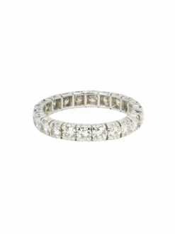 Alliance or blanc diamants ronds 2.4 carats