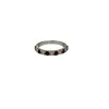 Alliance or blanc diamants rubis