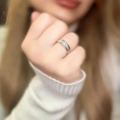 Alliance Or Blanc Diamants