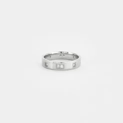 Alliance or blanc diamants