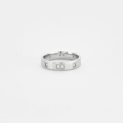 Alliance or blanc diamants