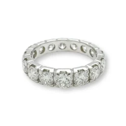 Alliance or blanc et diamants 3.68ct
