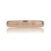 Alliance or rose d'occasion homme bombée