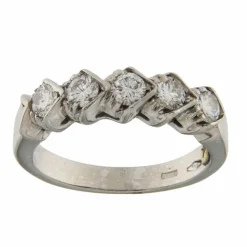 Alliance Recarlo en or blanc et diamants