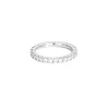 Alliance Rivière or blanc diamants
