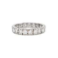 Alliance Éternité Vintage tout Diamants 2 Carats H/VS