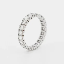 Alliance Éternité Vintage tout Diamants 2 Carats H/VS