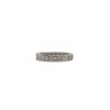 Alliance tour complet or blanc sertie de diamants princesses