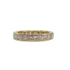 Alliance tour complet or jaune sertie de diamants princesses