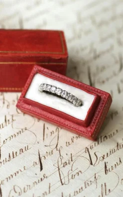 Alliance Tour Complet or blanc, diamants 1,00 Ct