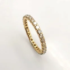 Alliances américaine or et diamants