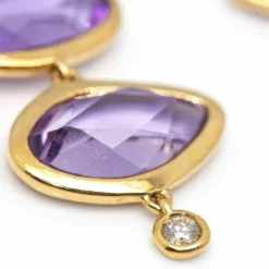AMATIS - Boucles d'oreilles diamants et or rose