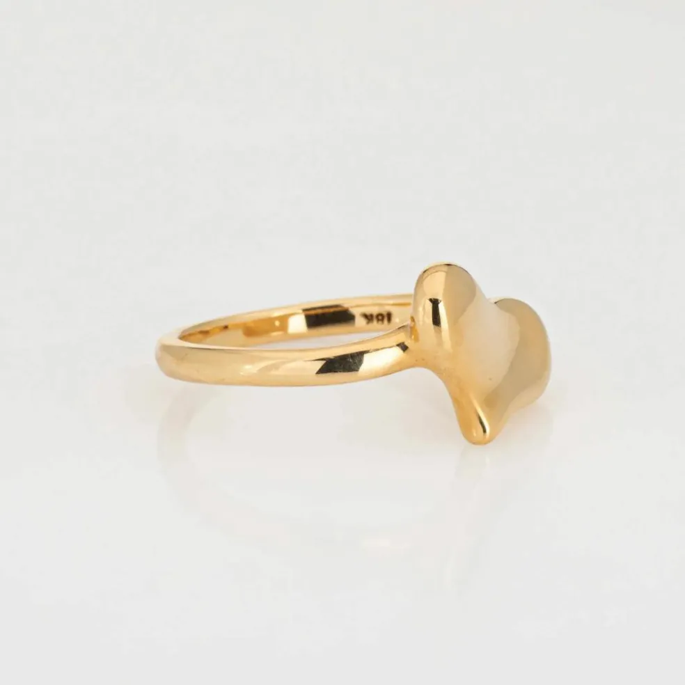 Angela Cummings - Bague Coeur Vintage Or Jaune