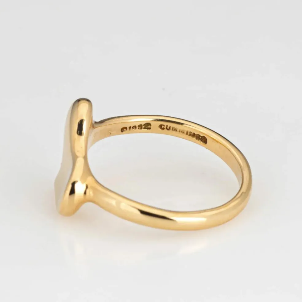 Angela Cummings - Bague Coeur Vintage Or Jaune