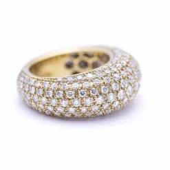 Anneau en or et en diamant Pavée