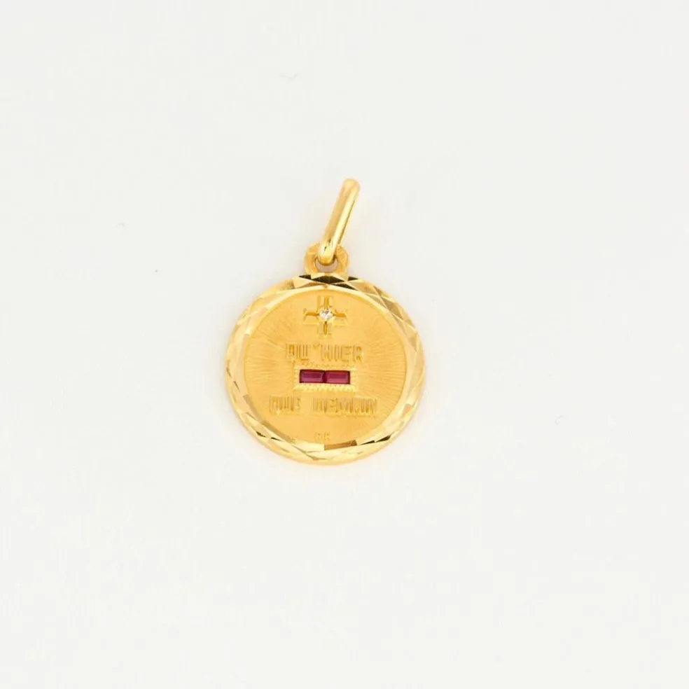 AUGIS - + qu'hier - que demain - Médaille d'Amour or jaune