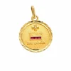 AUGIS - Médaille d'Amour - Médaille or jaune, rubis et diamant