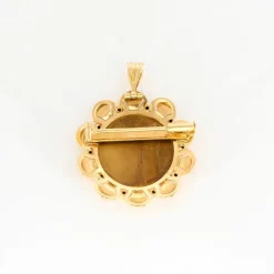 AUGIS - + qu'hier - que demain - Médaille broche d'Amour or jaune