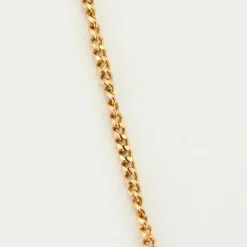 AUGIS - Collier en or jaune retenant une médaille sentimentale