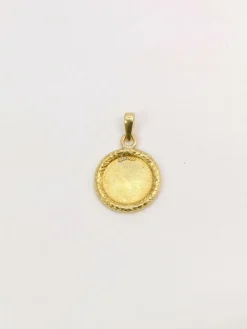 AUGIS - Médaille amour couronne de Laurier Plus qu'hier moins que demain or jaune