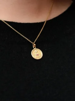 Augis - Médaille Amour diamant et rubis