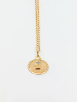 Augis - Médaille amour Or, Rubis synthétiques