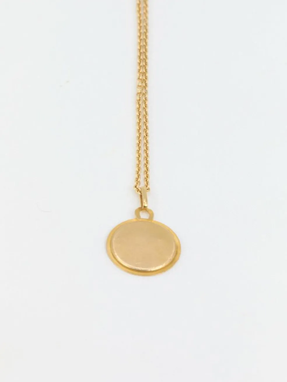 Augis - Médaille amour Or, Rubis synthétiques