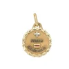 AUGIS - Médaille Amour "Plus qu’hier moins que demain" Or jaune Rubis