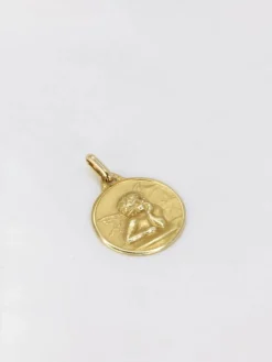 AUGIS - Médaille Ange Raphael Or jaune années 1950
