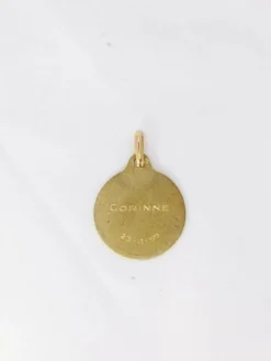 AUGIS - Médaille Ange Raphael Or jaune années 1950